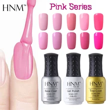 HNM лак для ногтей 8 мл, геллак, УФ светодиодная лампа, замачивается, розовая, фиолетовая, серая серия, штамповочная краска, лак для ногтей, Полупостоянный Гибридный лак