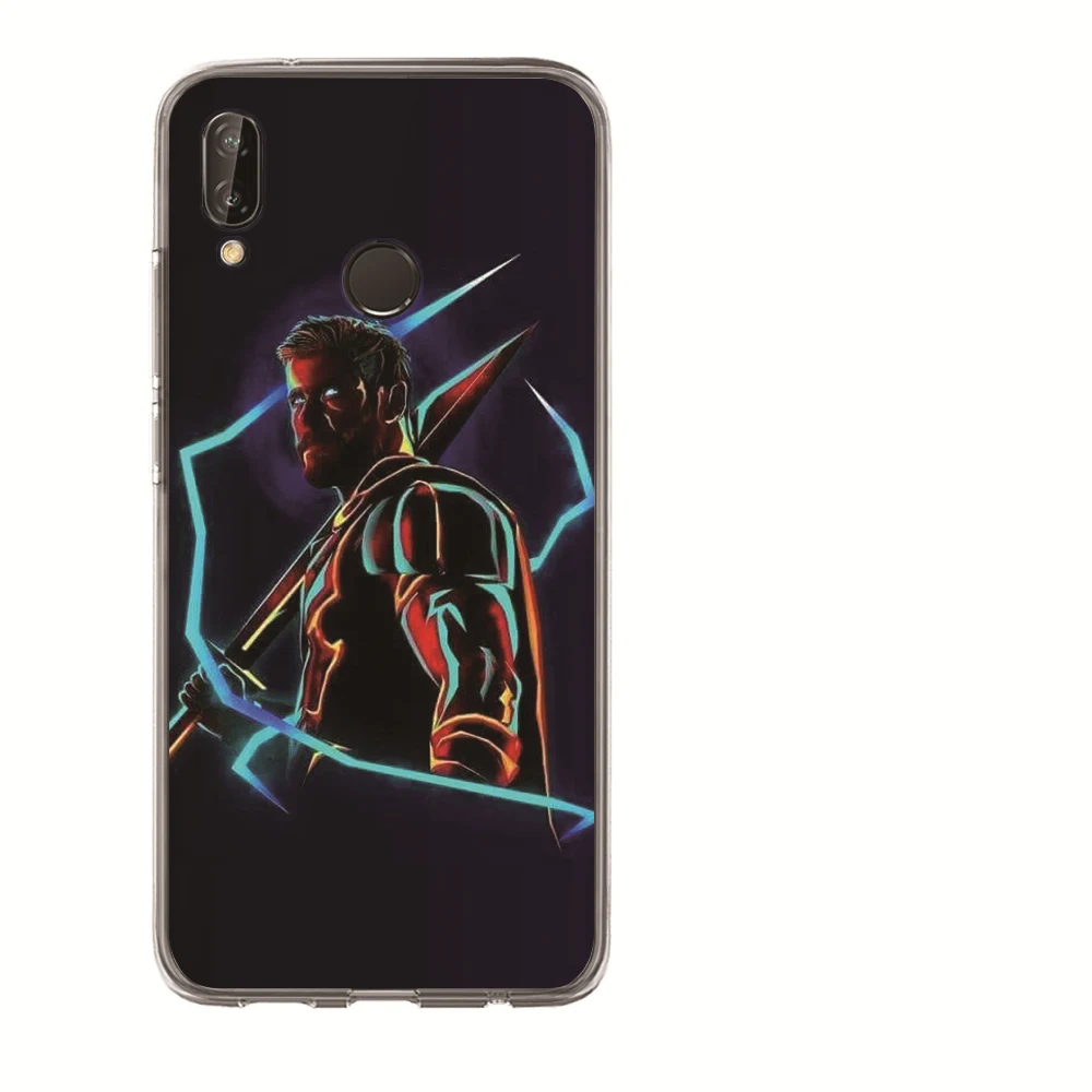 Luxury Marvel Avengers Deadpool Spider-Man Phone Case Etui For Huawei P30 Pro P20 Lite Case Mate 20 lite Pro 9 10 P10 Lite Coque