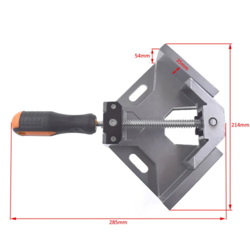

Angle Jig Corner Clamp 90 Degree Woodworking Metal Weld Tool Drilling Right Welding Aluminum alloy Fixture Miter