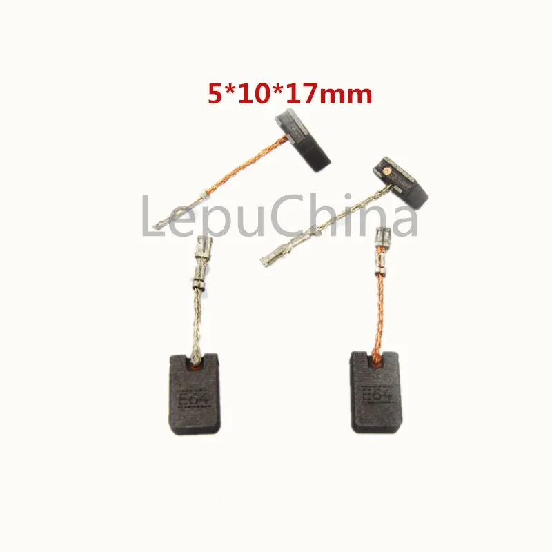2pairs Carbon Brush 5 10 17mm Replacement For Bosch Gws 14 150ci