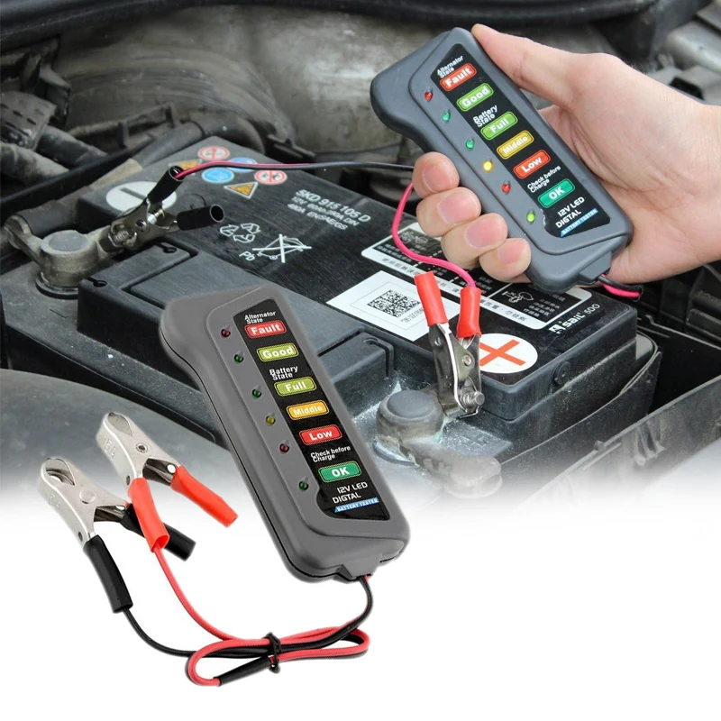 Buy 12 V High Quality Auto Digital Battery Alternator Car Battery Diagnostic
