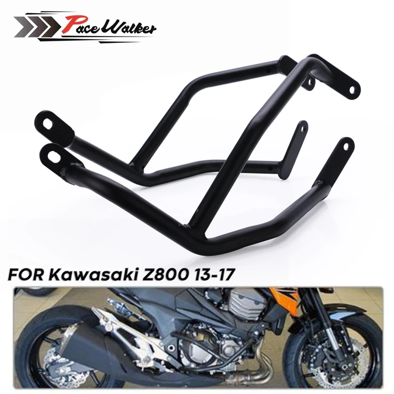 

Motorcycle Frame Protector Bumper Front Engine Guard Crash Bars For Kawasaki Z800 2013 2014 2015 2016