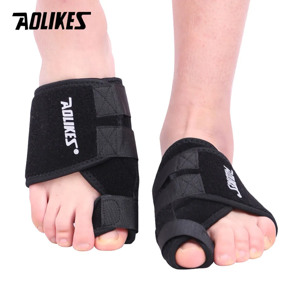 

AOLIKES 1PCS Toe Correction Thumb Tape Physical Pain Relief Big Bone Toe Corrector Magnetic Belt Foot Thumb Movement Protection