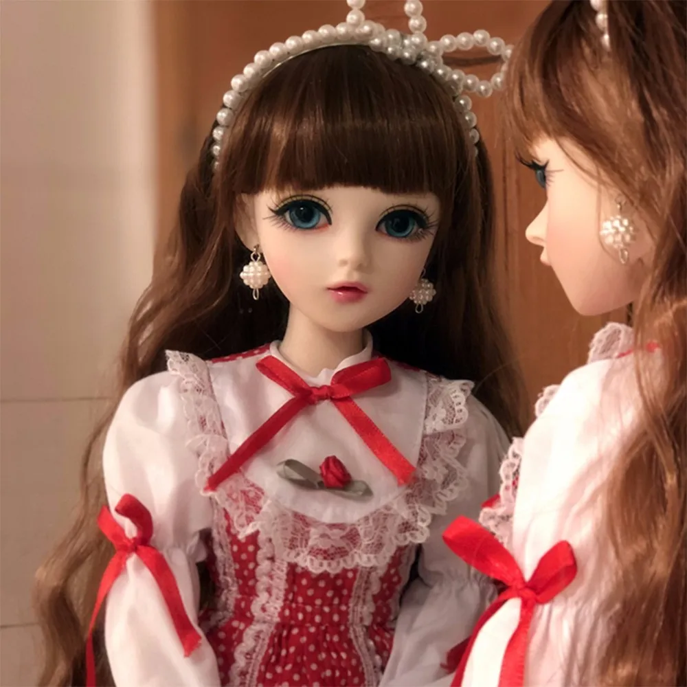 BJD 1/3 куклы для девочек коричневые глаза с BJD одежда парики обувь макияж ручной работы красивые игрушки силиконовые Reborn невесты BJD кукла