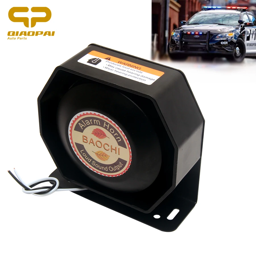 

High-quality Super Loud 12V 200W Alarm Loudspeaker 6 Ohm Speaker Megaphone Police Siren for Car Train Waring Electronics Horn