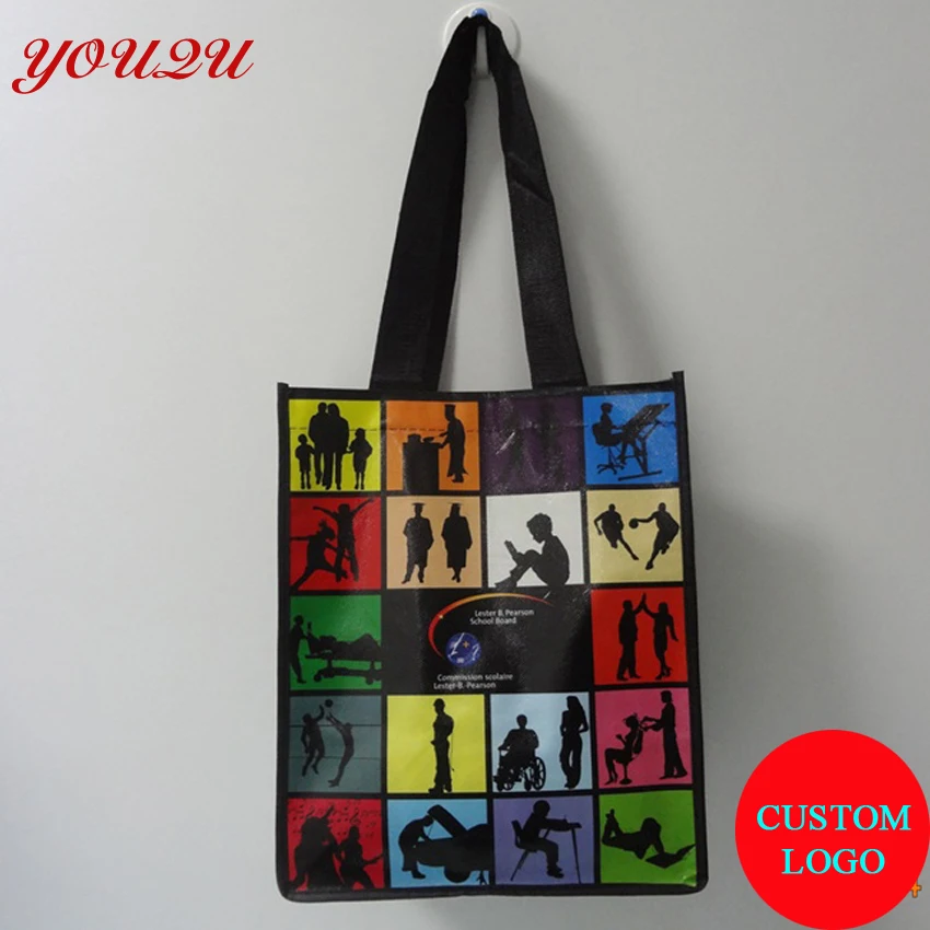 

100G PP non woven lamination bag size 30*40*18 CM sea shipping