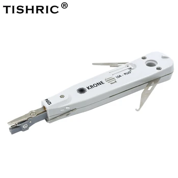 

10pcs TISHRIC Original Gray Krone Lsa-plus Telecom Phone Wire Cable RJ11 RJ45 Punch Down Network Tool Kit Professional