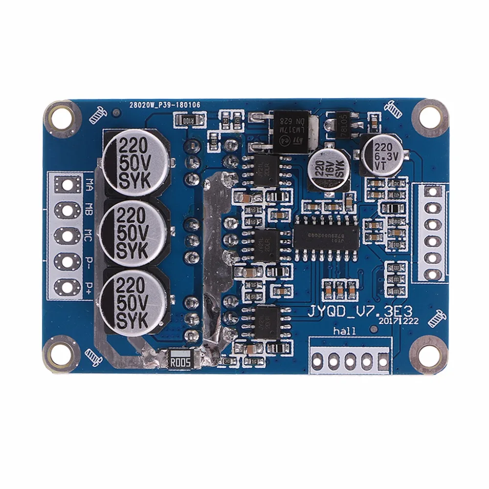 OOTDTY DC 12V 36V 15A 500W бесщеточный контроллер мотора Hall BLDC плата драйвера|motor controller|brushless
