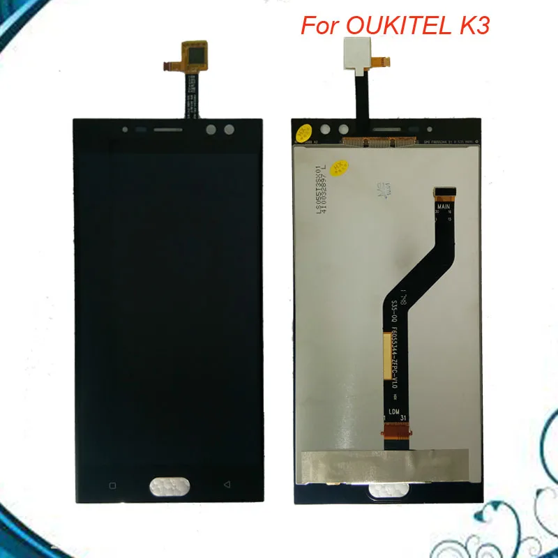 Протестировано хорошо для Oukitel K3 ЖК-дисплей и сенсорный экран 5 дюймов в сборе