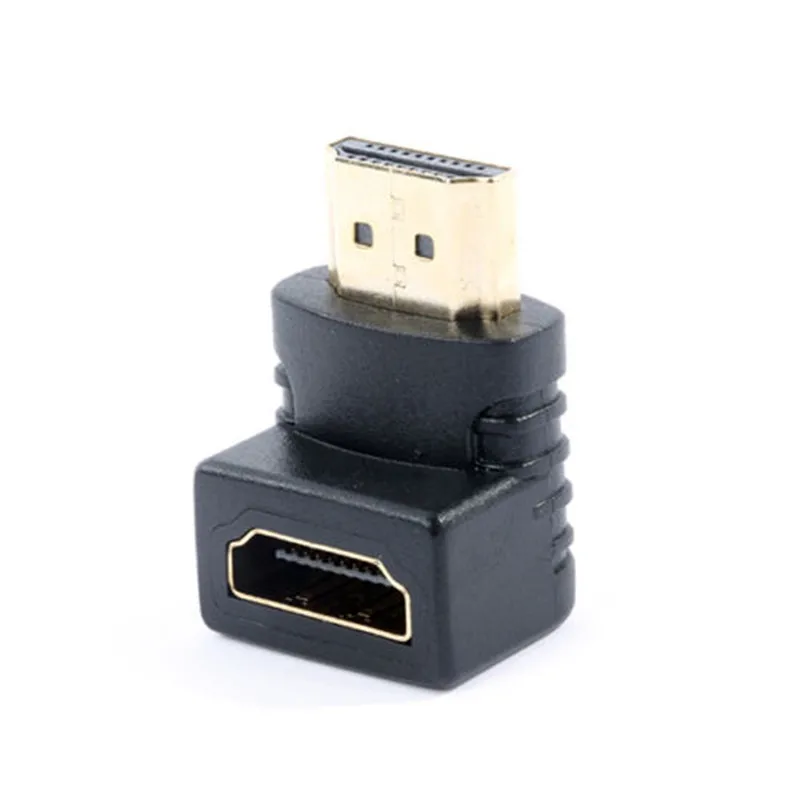 DZLST 90 градусов угол HDMI к HDMI мужчин и женщин Переходный кабель конвертер удлинитель для 1080P HDTV для Hdmi адаптер