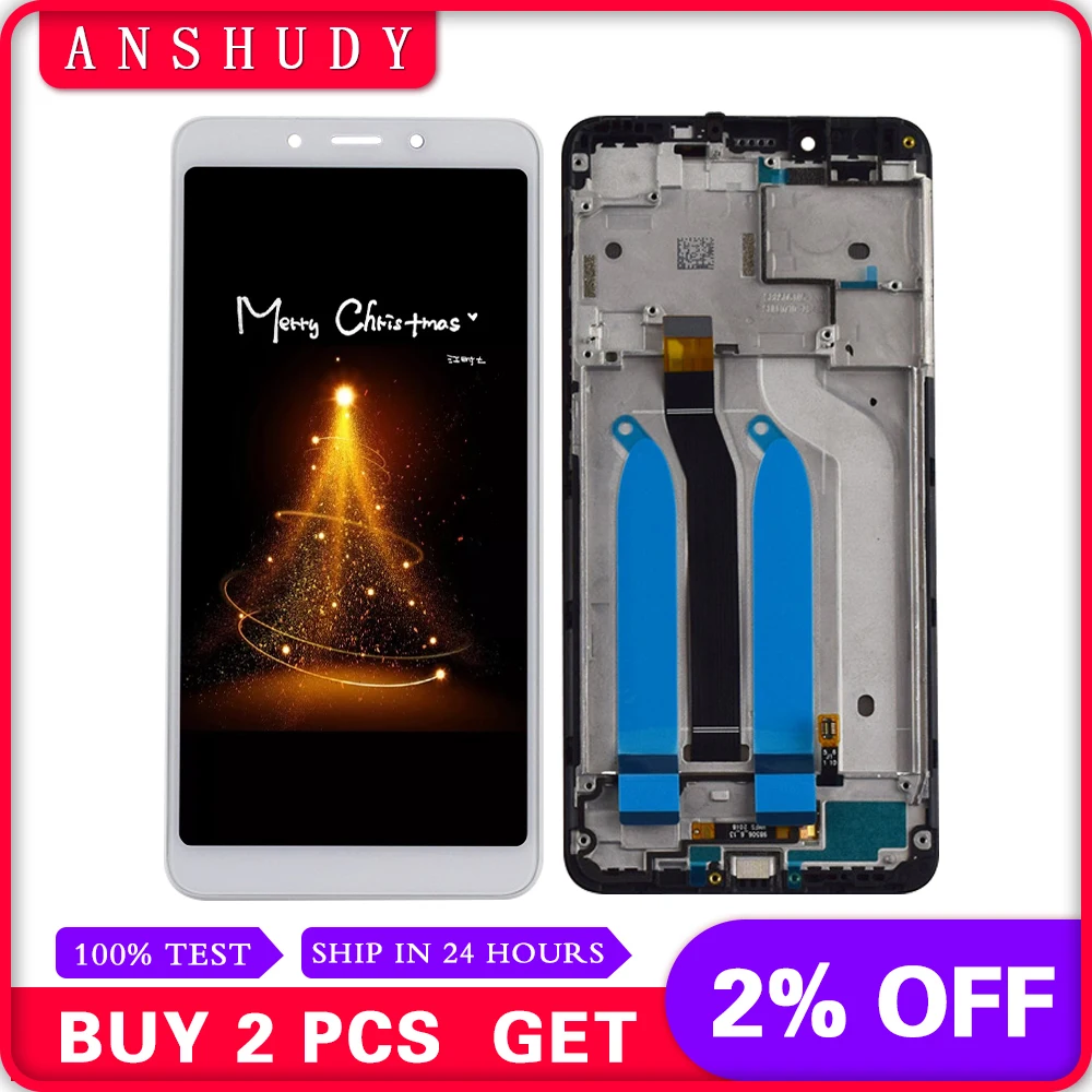 For Xiaomi Redmi 6 Redmi 6A LCD M1804C3DT M1804C3DH M1804C3DE LCD Display + Touch Screen Sensor