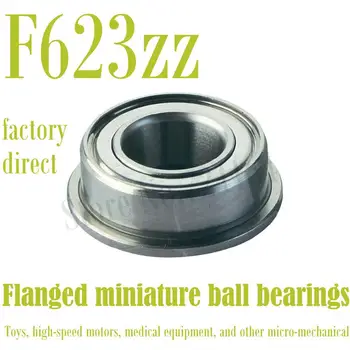 

Free Shipping F623ZZ Flanged bearing RF1030ZZ F623ZZ FL623 ZZ F623-2Z RKF310 3*10*4mm Shielded Miniature Ball Bearings Rc hobby