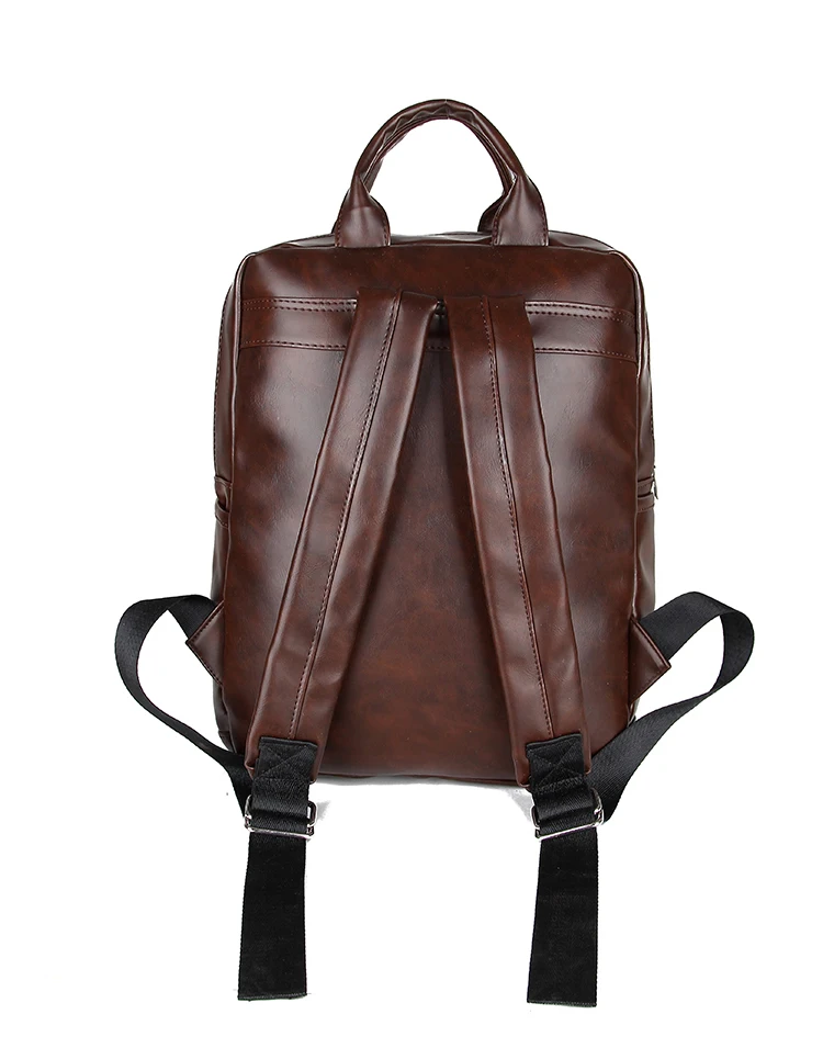 Корейский Новый Для мужчин рюкзаки Винтаж PU кожаная дорожная сумка студент Повседневное ноутбук рюкзаки для отдыха школьные сумки для