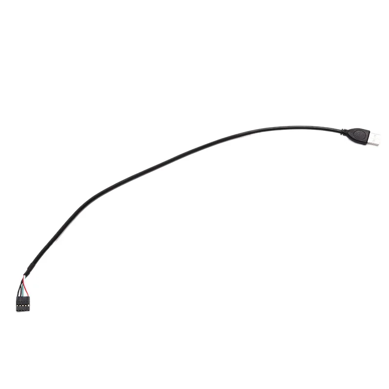 50 см USB 2 0 Тип A штекер до 5 Pin клемма женского типа адаптер материнской платы