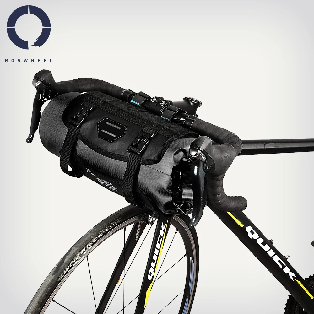 3L-7L Adjustable Bike Handlebar Bag Bicycle Cycling Pannier Dry Pack Waterproof