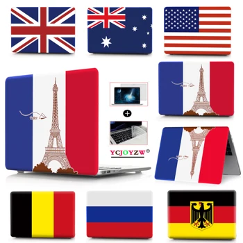 

For Macbook New 2020 Air Pro 13 Touch bar Laptop Case For Mac Air Pro Retina 11.6 12 13.3 15.4 Inch National flag Hard Cover