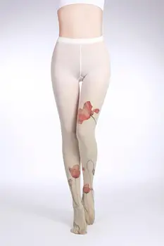 

Printed Silk Socks Lolita Personality Bottom Socks Female Pantyhose Spring and Summer Silk Socks