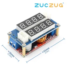 2 в 1 XL4015 5A Регулируемая мощность CC/CV понижающий модуль заряда светодиодный драйвер Вольтметр Амперметр постоянный ток