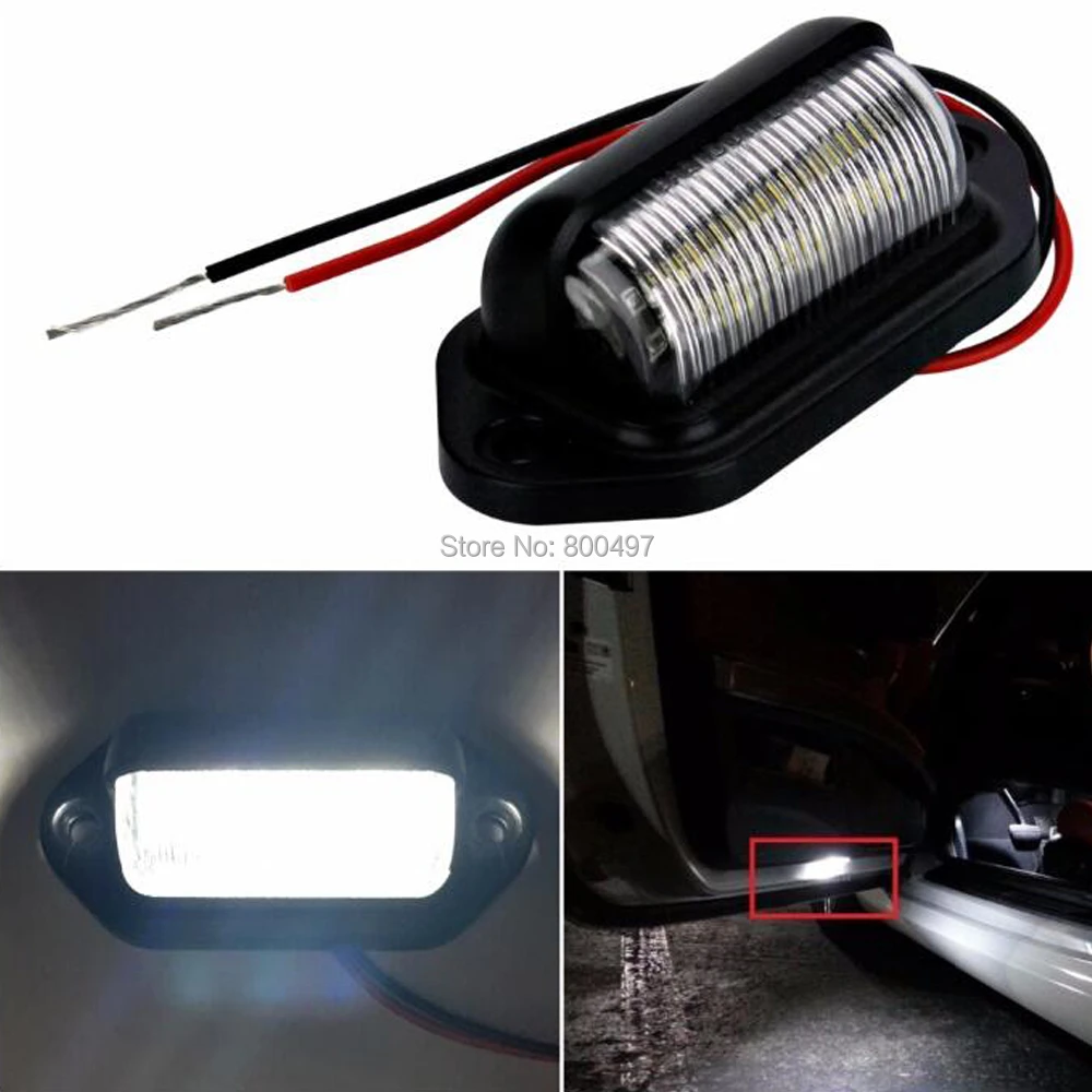 rear licence plate light