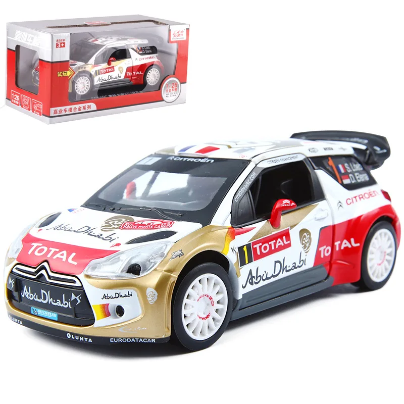 

1:32 CITROEN DS3 WRC Children's Toy Collection Car Model Exquisite Alloy Die-cast Vehicle
