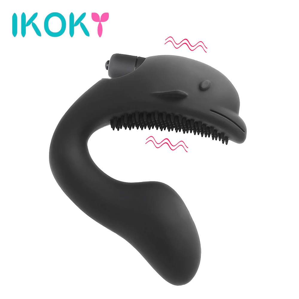 Вибратор IKOKY Dolphin Style Стимулятор клитора вагинальный Массажер интимные игрушки