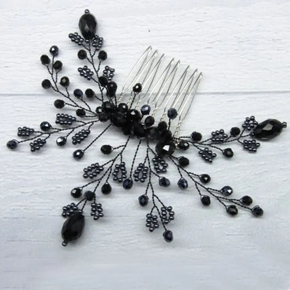 Black Color Hair Combs  (4)