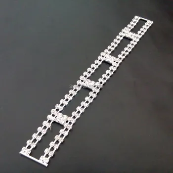 

10 Pieces Fashion Long Glass Rhinestone Bikini Connector Swimwear Connector