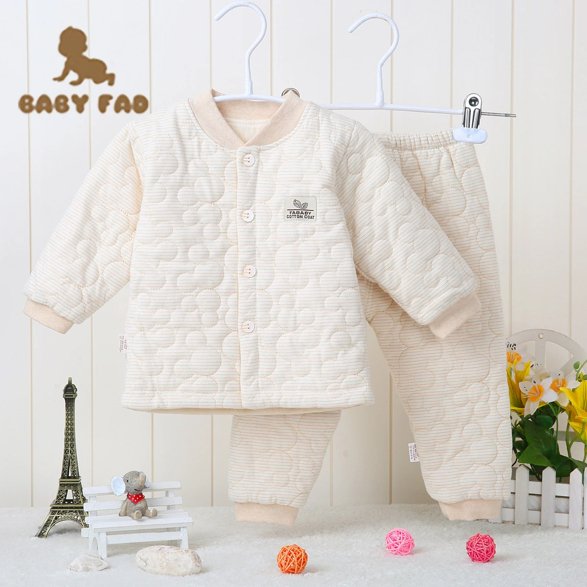 quilted baby suit