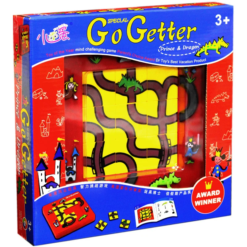 Go Getter (принц и дракон) головоломки Настольная игра Семья/вечерние best подарок для детей 24 Уровни забавные логическое мышление игры