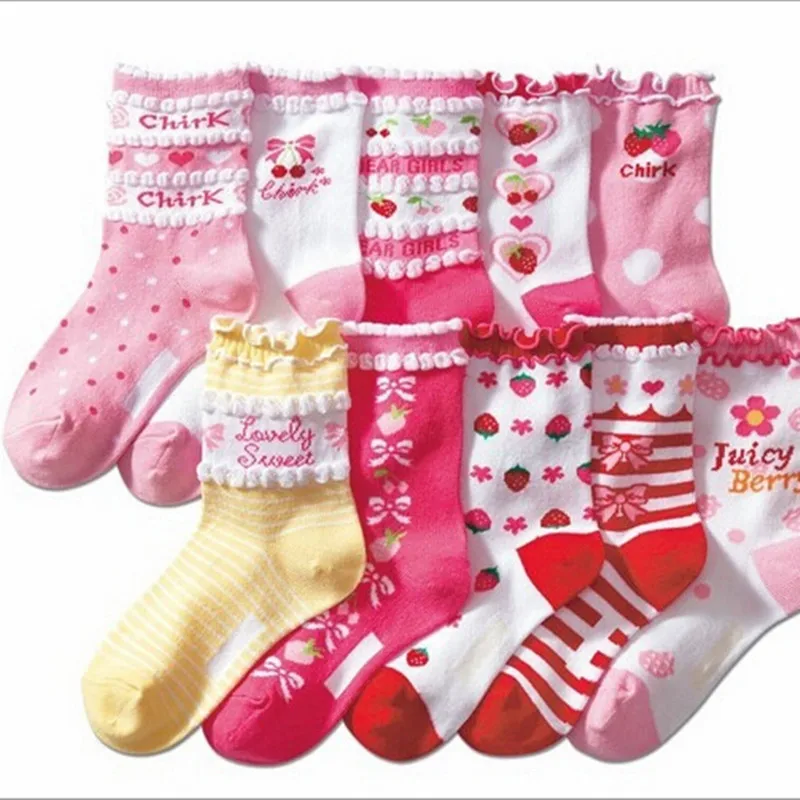 New 2018 High Quality And Comfortable Cute Princess Lace Pink Cotton