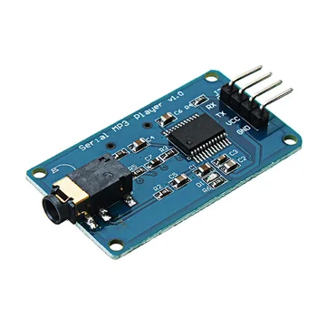 

CLAITE 3pcs DC 3.2 - 5.2V MP3 Player Module Control Serial DAC Module Port Control Module With TF Card Slot