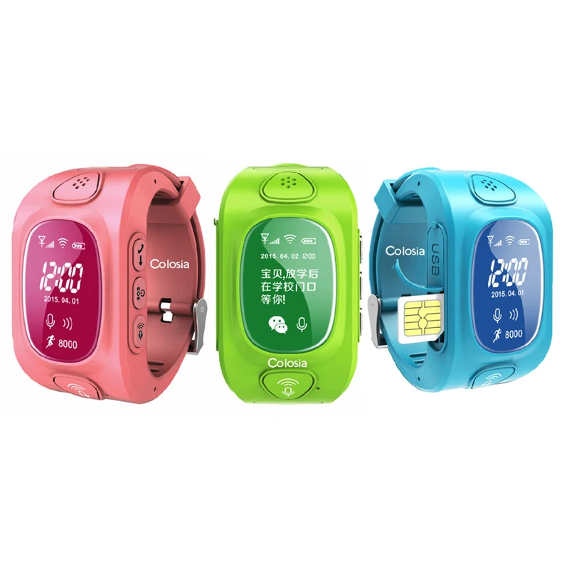 Новая модная детская одежда GPS WI-FI LBS трекер часы GW300 Wearable Devices (носимое устройство)