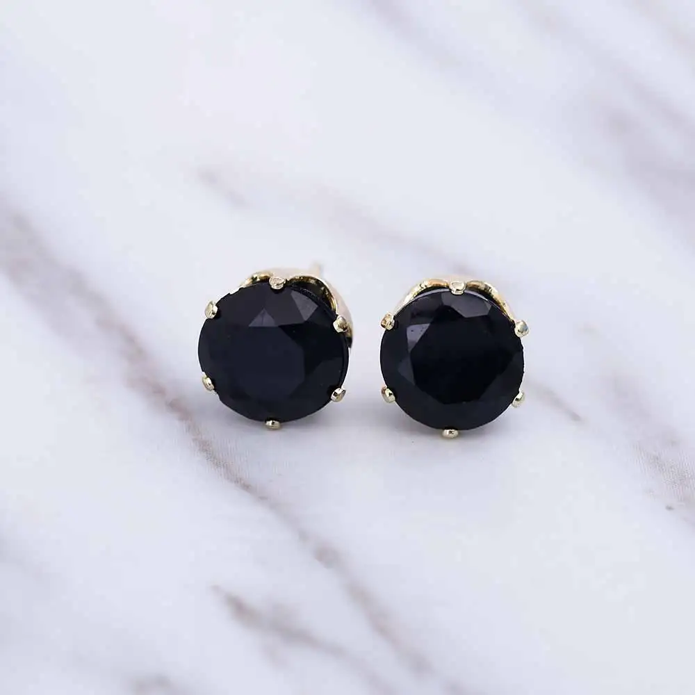 ALIUTOM luxury brand crystal jewelry earrings for women fit female earrings for gift girl - Окраска металла: Black Gold