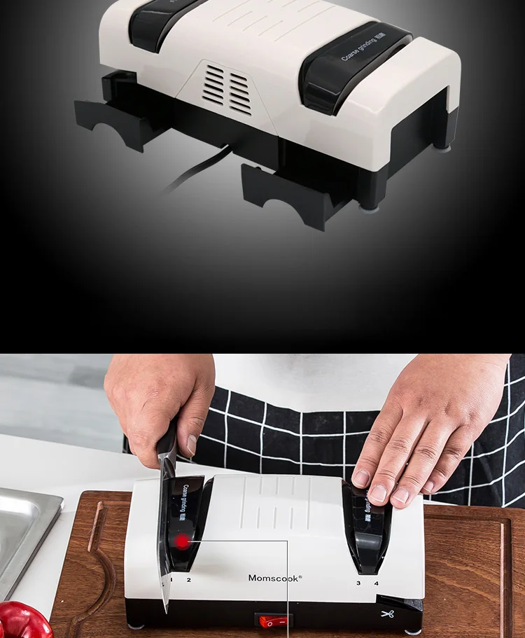 Автоматическая домашняя точилка для ножей Pro 220V Профессиональная электрическая точилка для ножей Алмазный Быстрый измельчитель точилка для ножей Инструменты