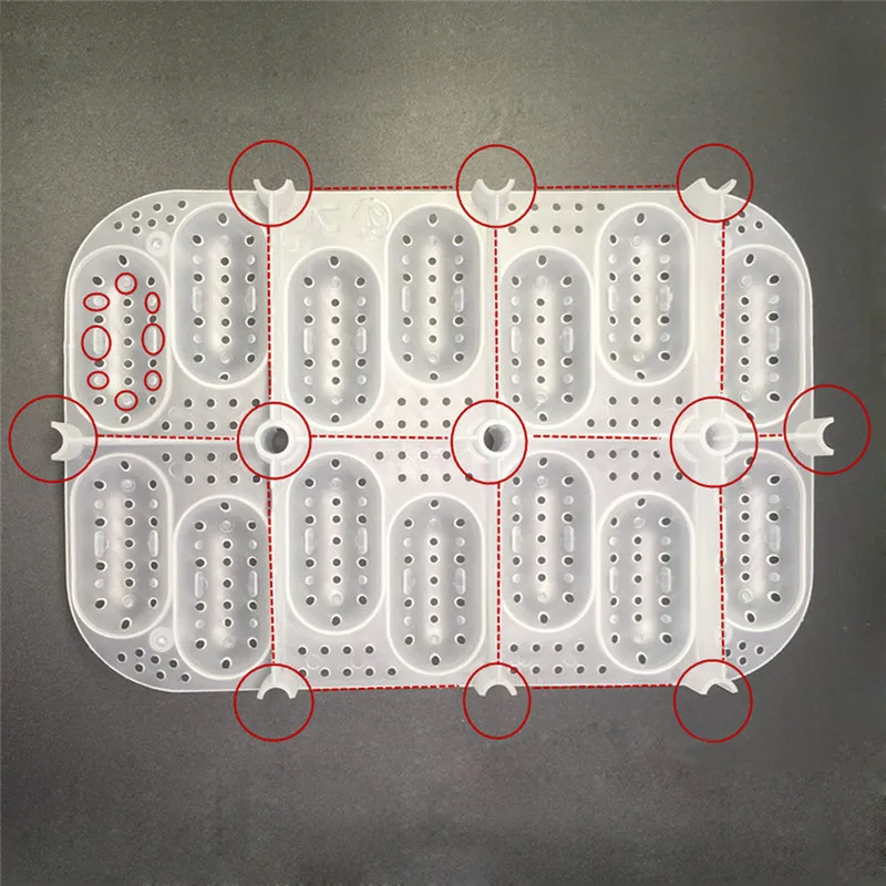 Рептилий ящерица яйца лоток для инкубатора яиц 14 сетки Hatcher Box Gecko змея птица амфибий инкубатора инкубационный Чехол Инструменты для разведения коробка 1 шт