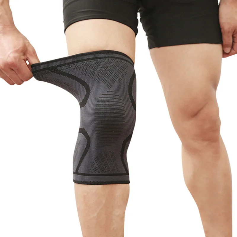 1pc Nylon Elastic Sports Knee Pads Breathable Knee Support Brace