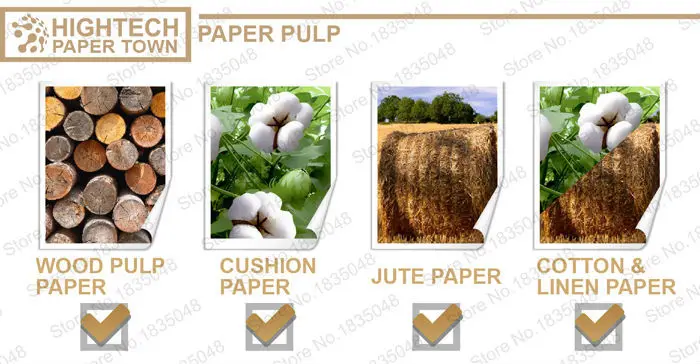 High Quality cotton and linen paper