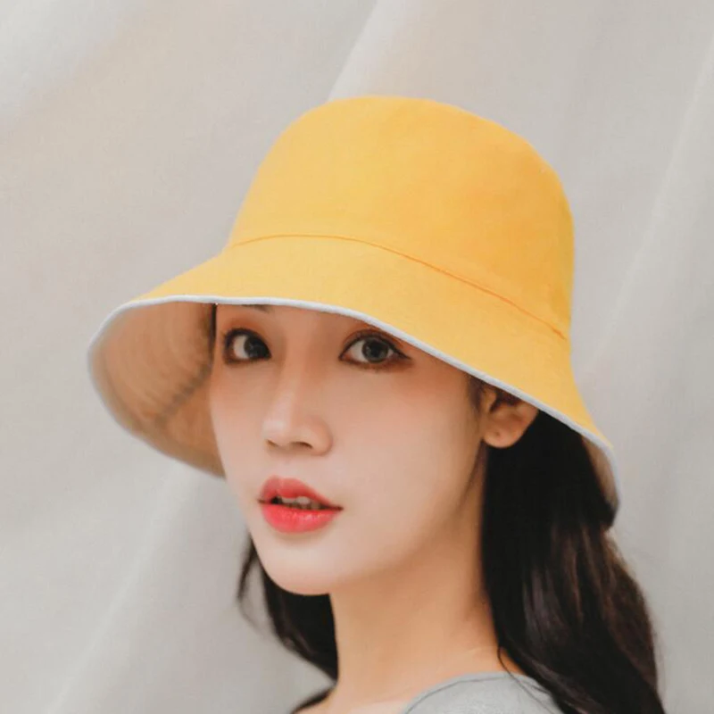 

SUOGRY Fashion Soft Bucket Hat Women Outdoor Sports Hip Hop Cap Solid Unisex Summer Fishing Sun Hat Panama For Man Newest Hats