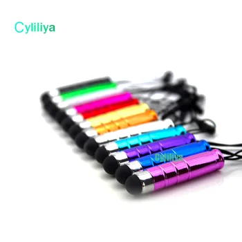 

1000 pcs Mini Stylus Touch Screen Pen With Anti-Dust Plug For ipad iphone For Capacitive Screen Phone and Tablet PC