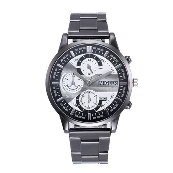 

reloj hombre Fashion Man Design Stainless Steel Analog Alloy Quartz Wrist Watch relogio masculino relojes para hombre de lujo