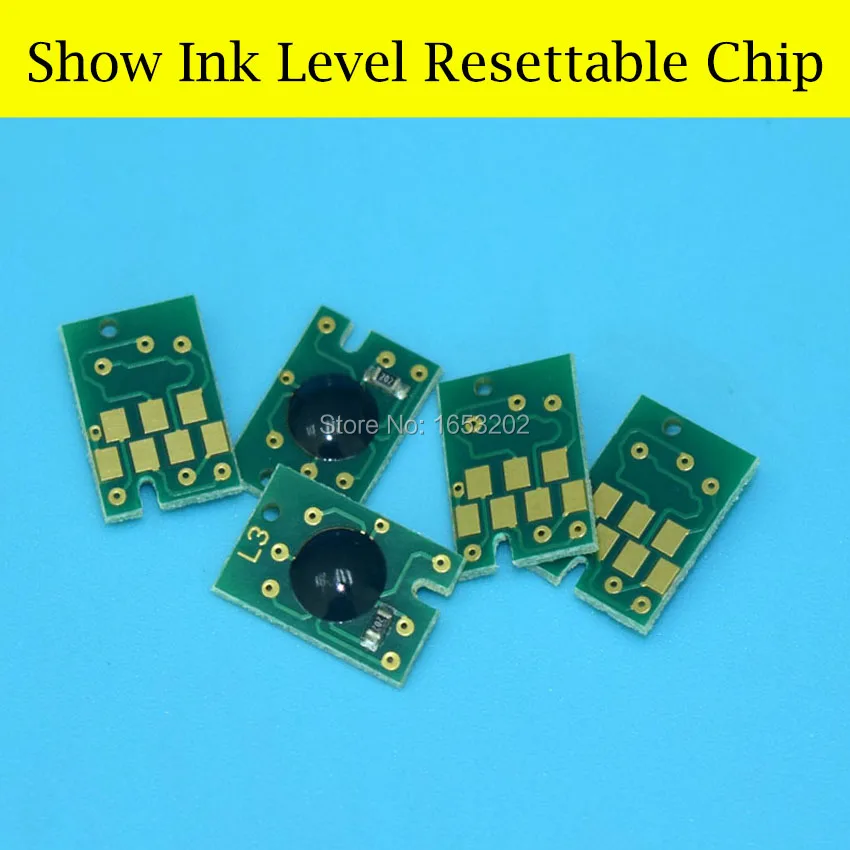 

1 PC Chip Reseter With 8 PC Show Ink Level Resettable Cartridge Chip For Epson 7880 9880 Printer Ink Cartridge
