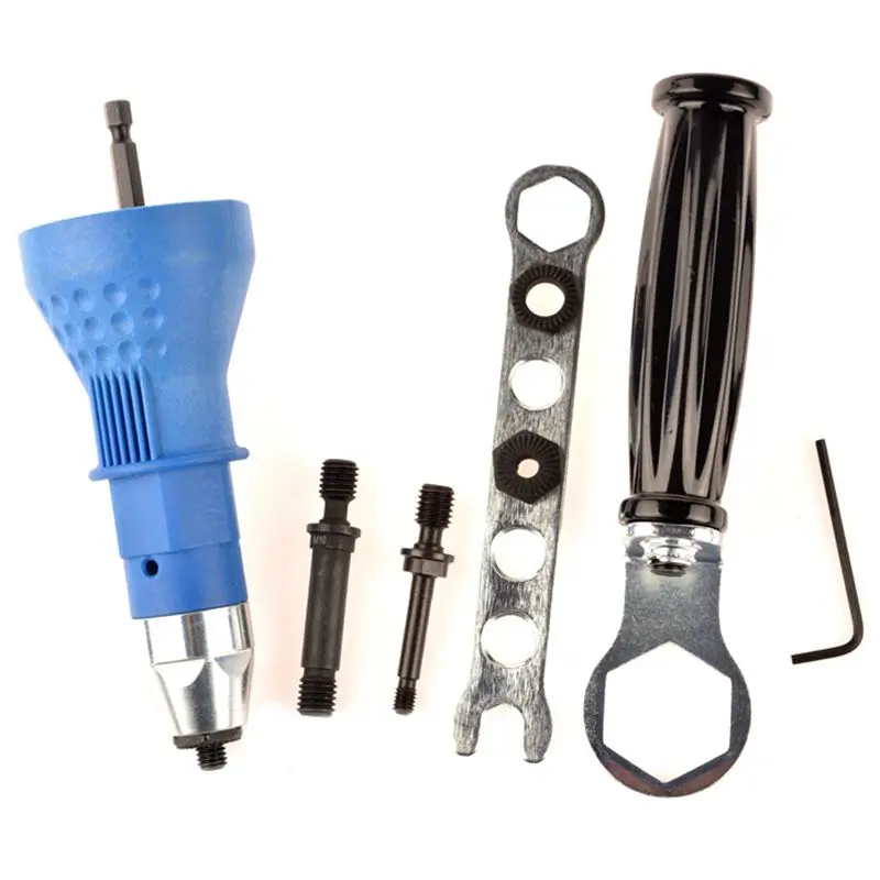 

MXITA M6-M8-M10 Electricity Rivet Nut Tool Adapter Cordless Drill Adapter Rivet Nut Gun Battery Riveter Drill Riveting Tool