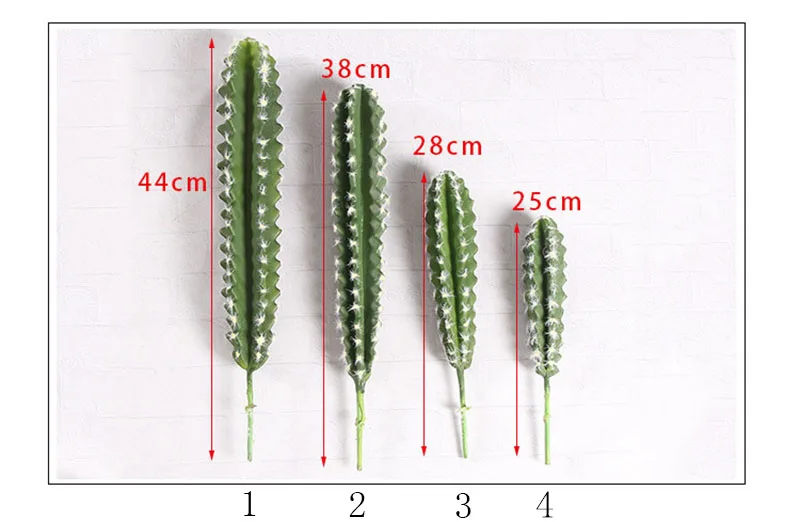 Моделирование кактус суккулент стены дома Свадебные украшения Аксессуары бонсай DIY украшения фотографии реквизит - Цвет: Зеленый