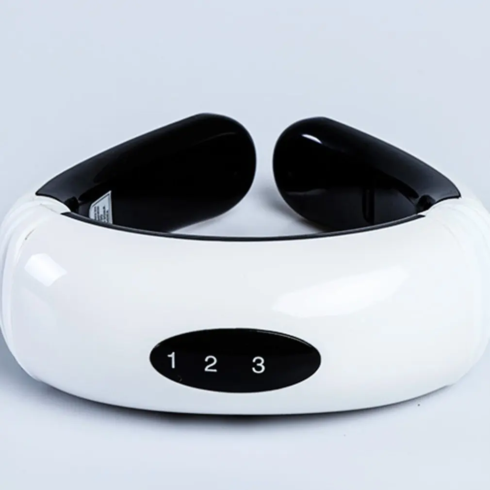 

Fashion Electric Pulse Back and Neck Massager Far Infrared Heating Pain Relief Tool Health Care Relaxation Man Woman