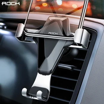 

Rock Gravity Car Holder For iPhone Samsung Cell Mobile Phone Holder 360 Degree GPS Air Vent Mount Clip Car Phone Holder Stand