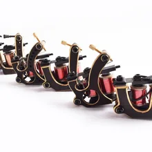 2 шт ручной работы татуировки машина комплект 1 шт лайнер татуировки+ 1 шт шейдер татуировки машина 10 обмотка на катушке тату машина железная рама машины