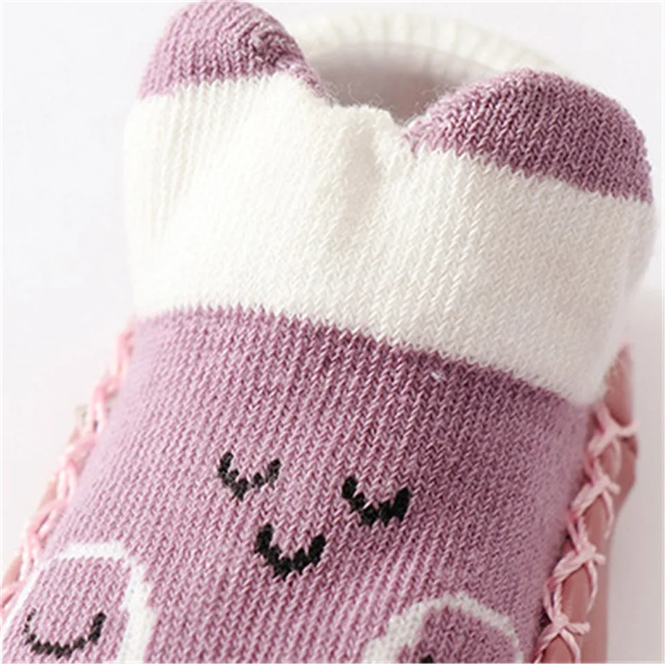 Baby Socks With Rubber Soles Animal Pattern Infant Foot Sock For Newborn Spring Kid Floor Socks Shoes Anti-Slip Soft Sole Sox