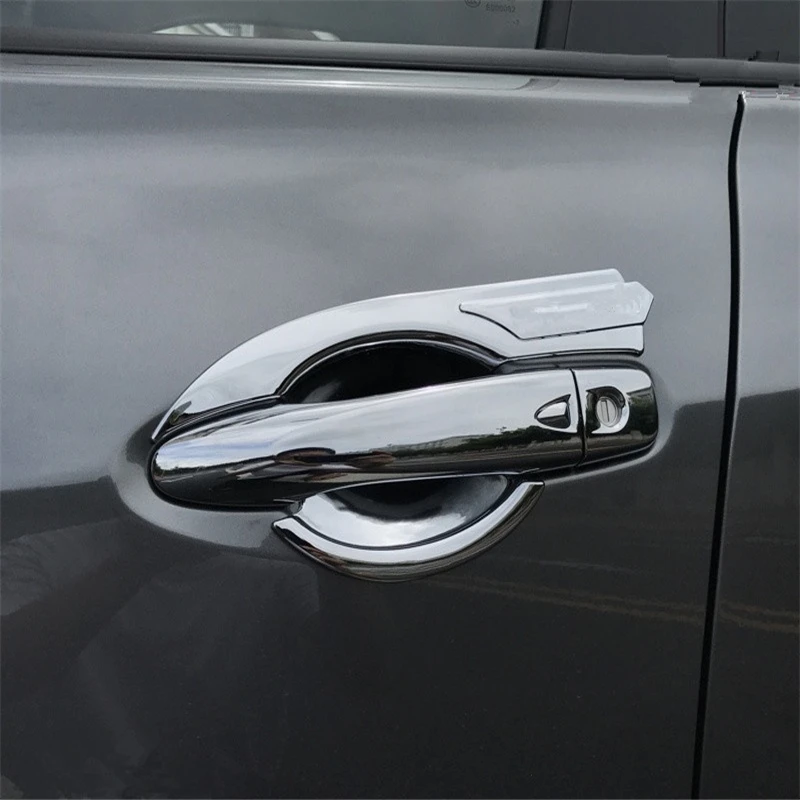 car auto cover styling for nissan kicks 2016 2017 ABS chrome exterior door handle doorknob cap