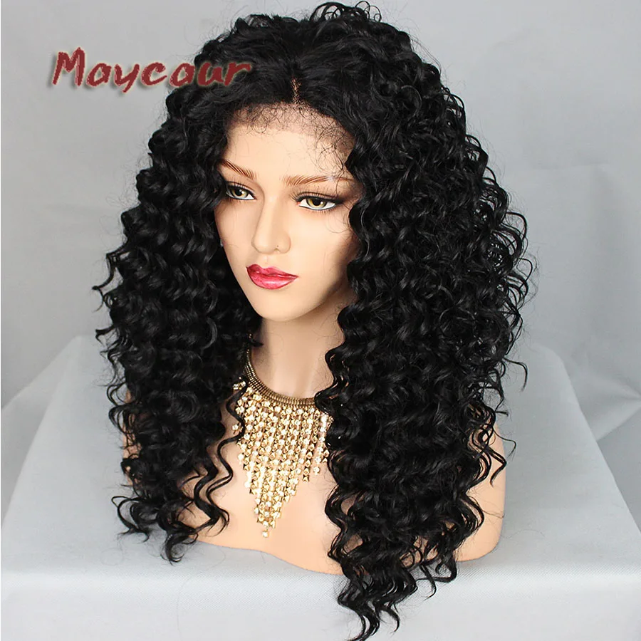 Парики из искусственных волос на кружеве Maycaur|wig curly|wigs for blackswigs black women |