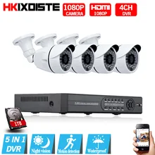 4CH AHD DVR 1080P HDMI CCTV Camera System 4PCS 2 0MP 3000TVL P2P Outdoor Waterproof Security